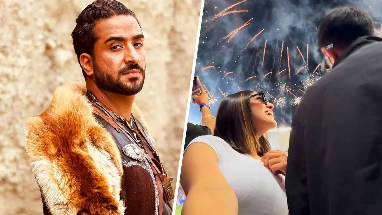 Aly Goni Takes Sly Dig At RJ Mahvash For Crediting Herself After India's Win At Championship Finale: India Team Ki Mehnat... Aly Goni unhappy with RJ Mahvash's India winning post.