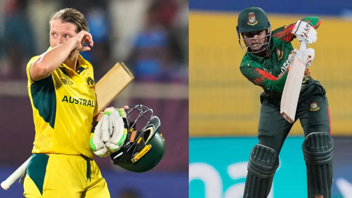 Alyssa Healy and Nigar Sultana