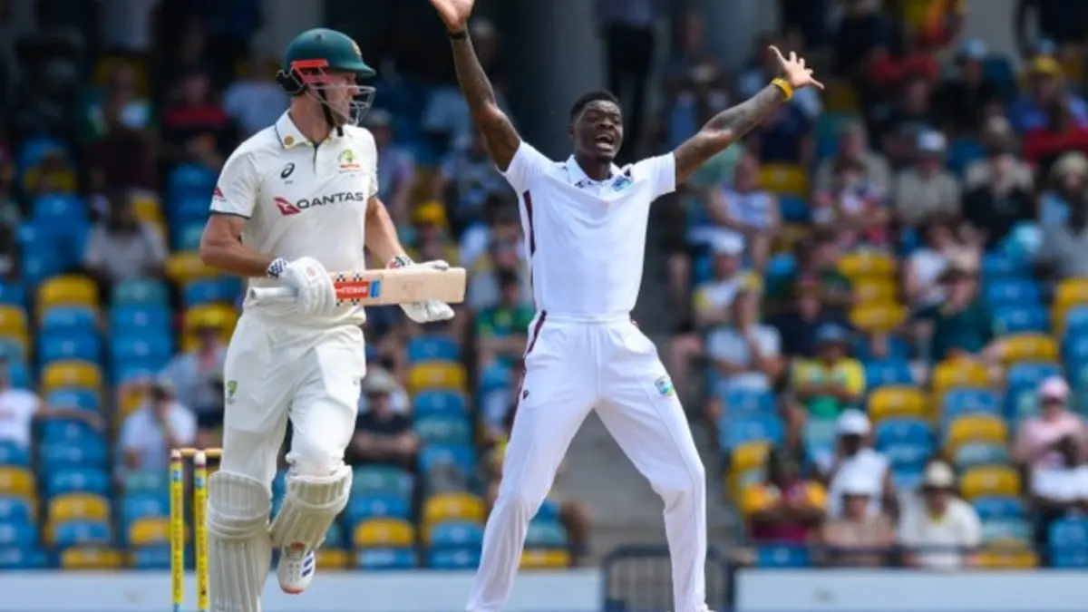 West Indies Suffer Significant Setback Ahead Of India Tour As Alzarri Joseph Ruled Out Of Upcoming Test Series Alzarri Joseph during Test series against Australia