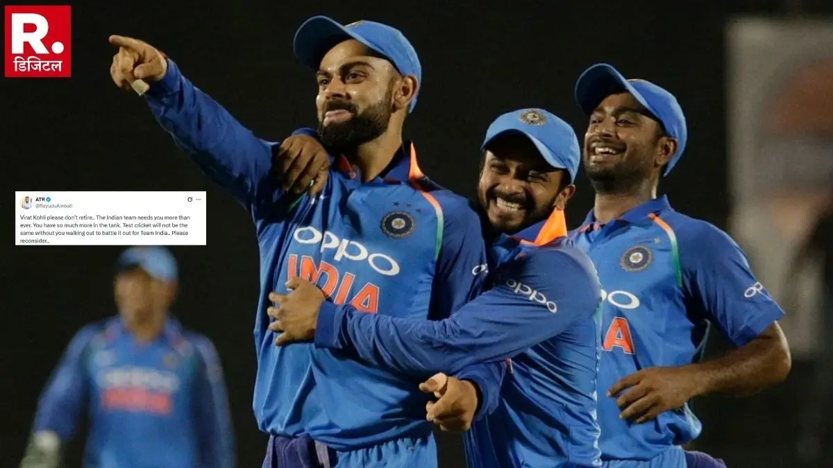 Ambati Rayudu request to Virat Kohli not take test retirement from Indian test team