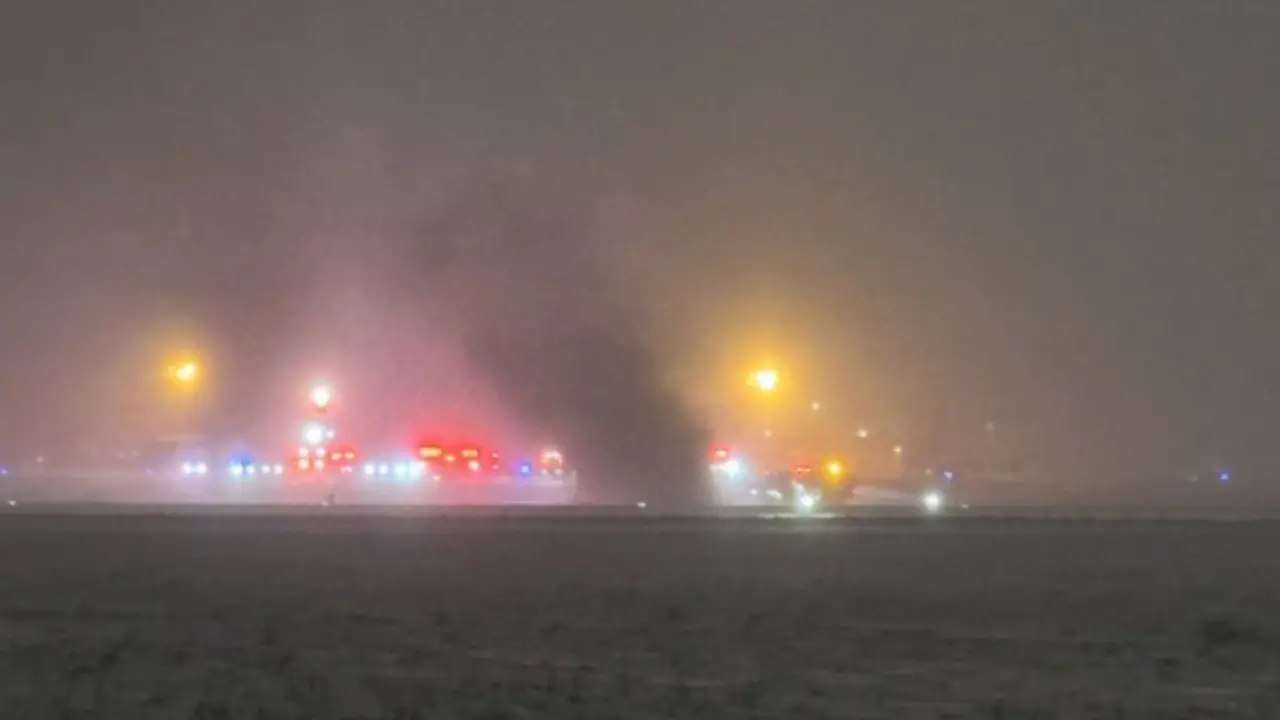 America Private jet carrying 8 people crashes at Maine airport