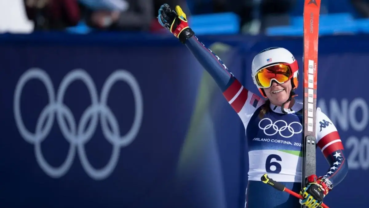 Breezy Johnson Wins Olympic Downhill On Day Marred by American Teammate Lindsey Vonn’s Crash American ski racer Breezy Johnson