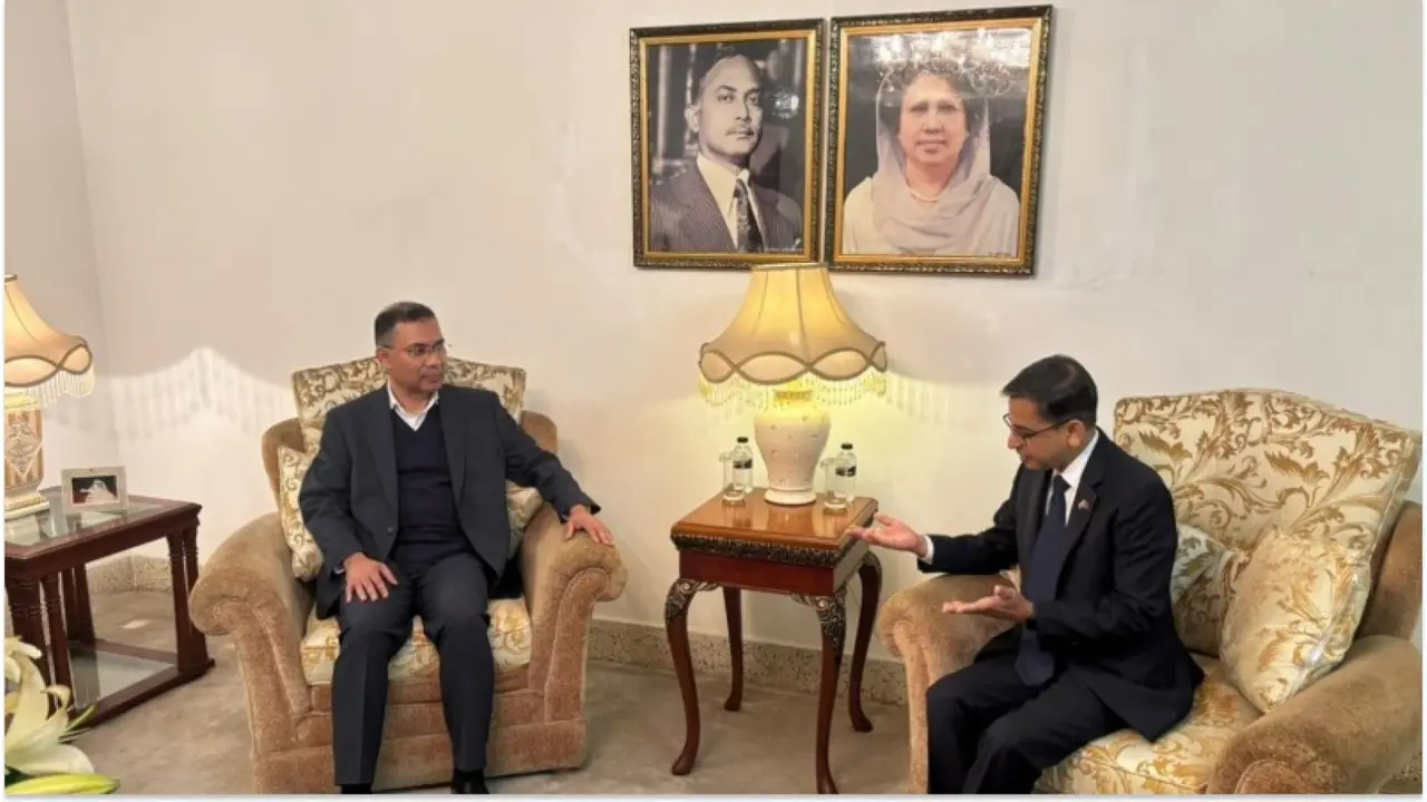 Amid Political Transition in Bangladesh, Indian High Commissioner Meets BNP Chief Tarique Rahman