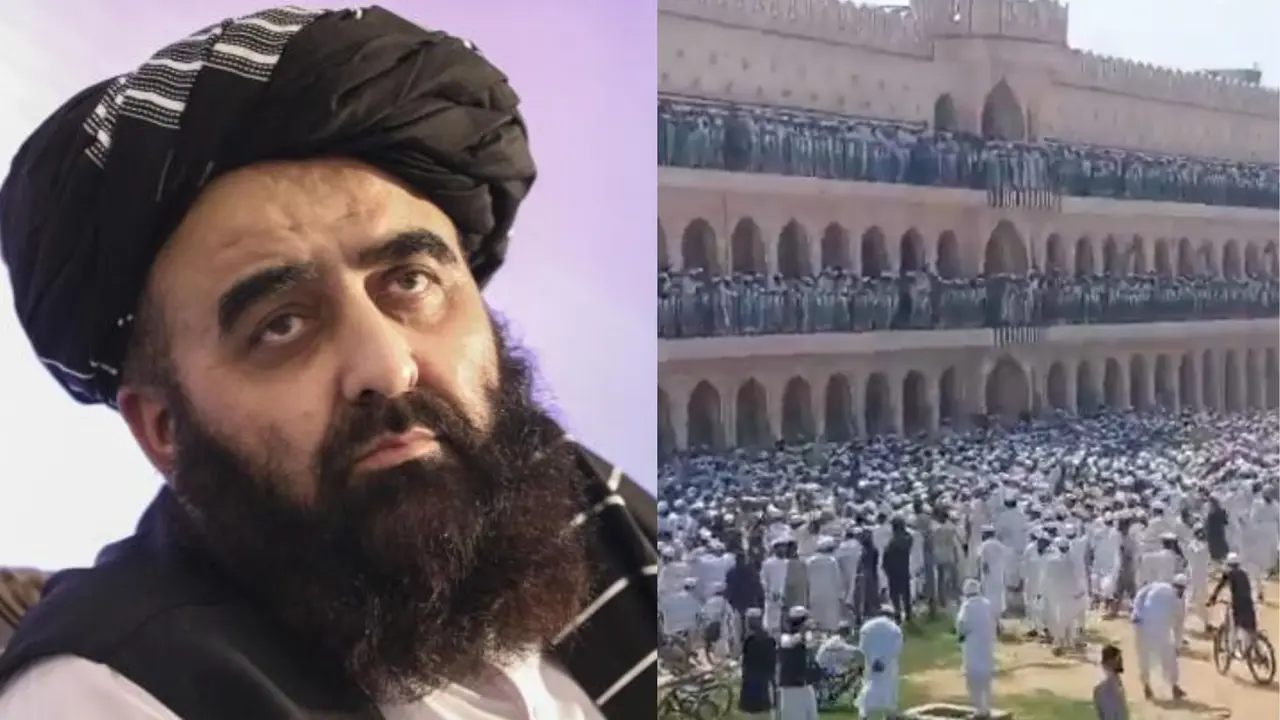 Amir Khan Muttaqi in Deoband