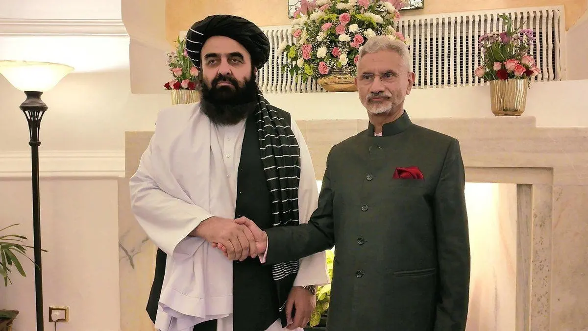 Amir Khan Muttaqi & S Jaishankar