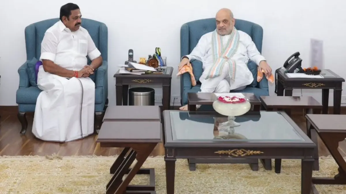 Inside Details Of 30-Minutes Closed Door Meet Between Home Minister Amit Shah-AIADMK Chief EPS Amit Shah