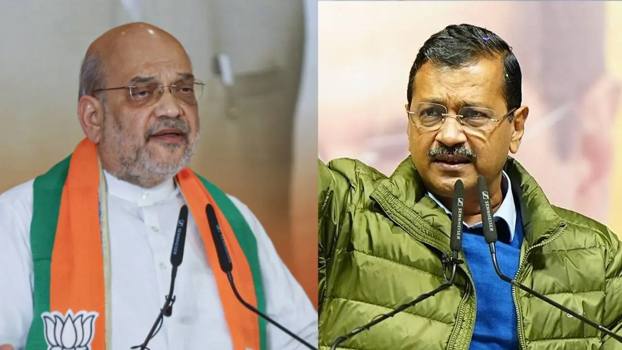 Amit Shah and Arvind Kejriwal