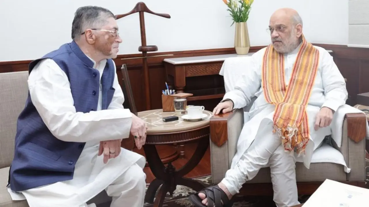 Amit Shah and Santosh Gangwar