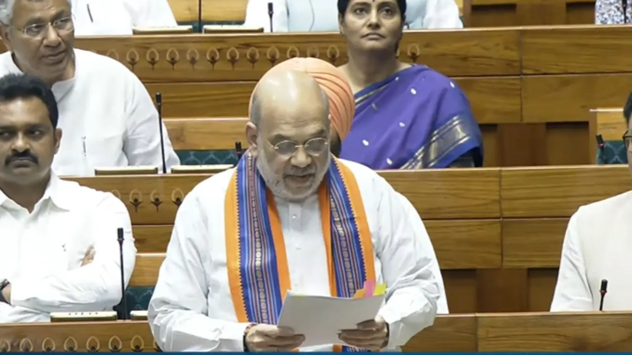 Amit Shah in Lok sabha