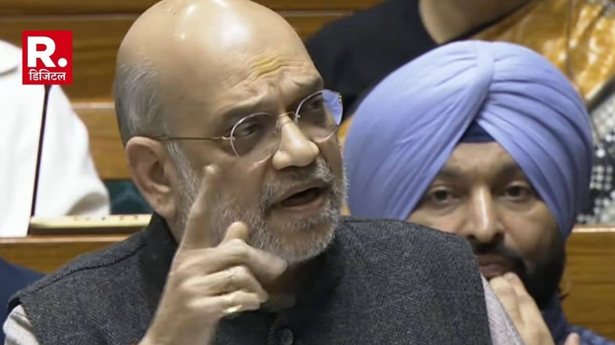 Amit Shah in Parliament