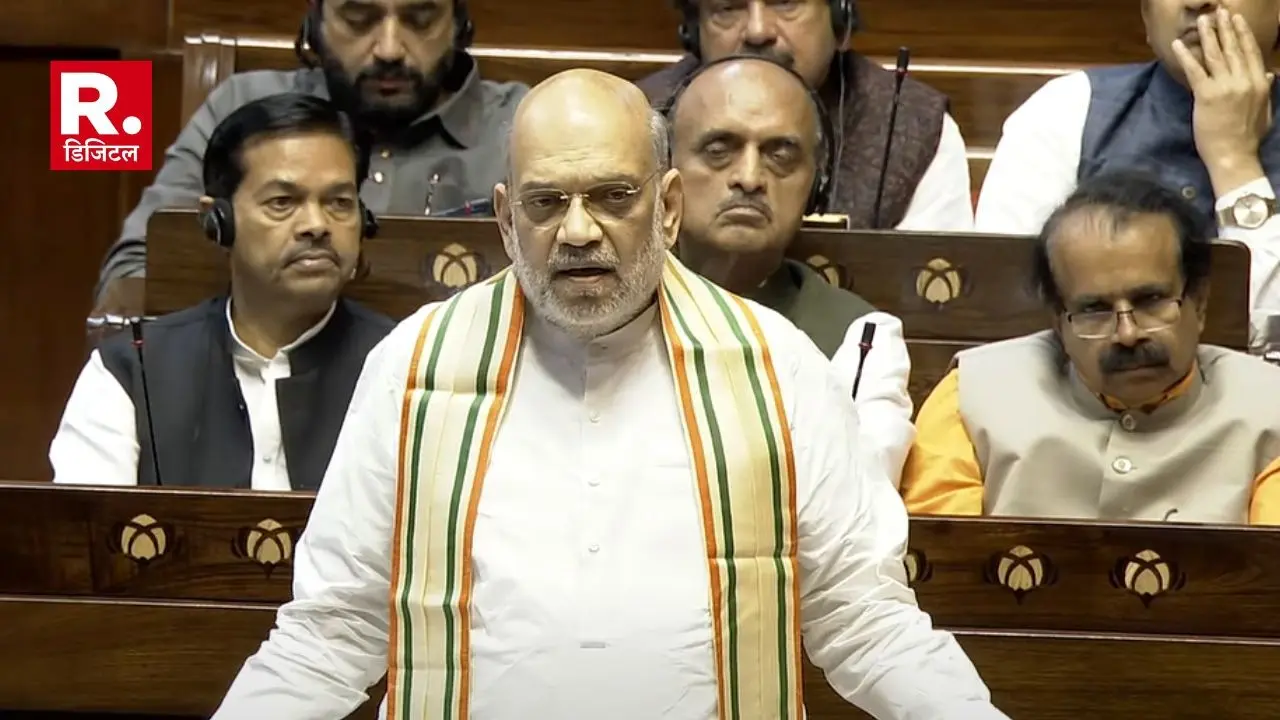 Amit Shah in Rajya Sabha