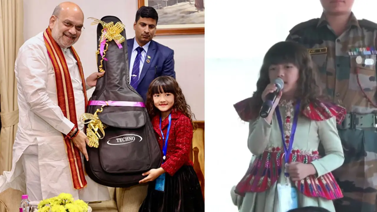 Amit Shah on Mizoram Girl Singing Vande Mataram
