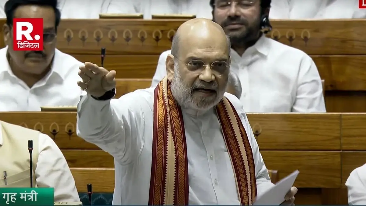 Amit Shah on Operation Sindoor during a special discussion in Lok Sabha