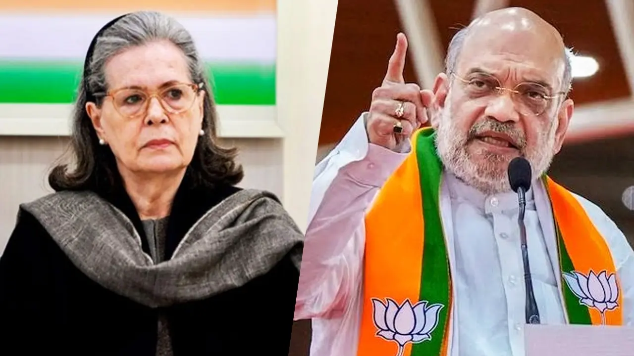 Amit Shah's Blistering Attack On Sonia Gandhi's Batla House Moment