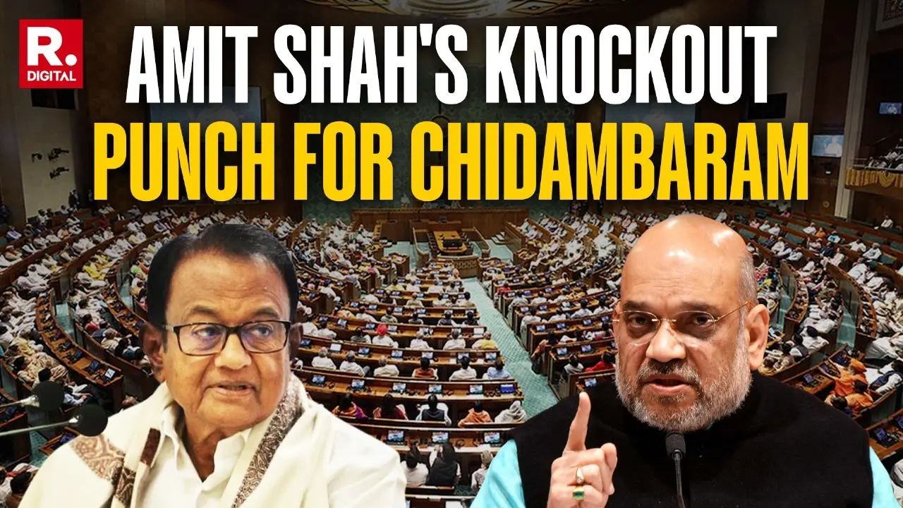 Amit Shah Slams Chidambaram For Giving 'Clean Chit' To Pak Terrorists