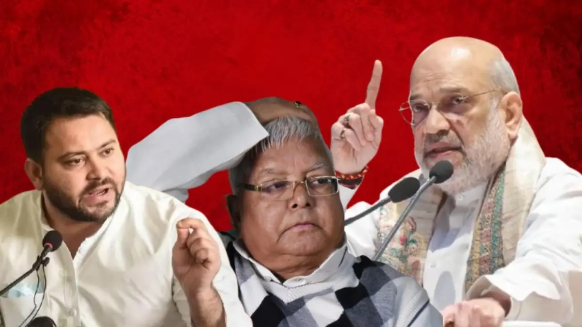 Amit Shah targets Lalu Yadav