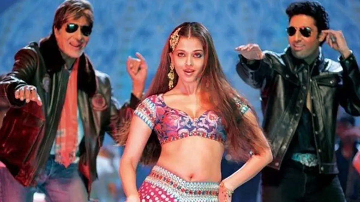 IIFA: When Shweta Bachchan, Rekha Cheered For Amitabh-Aishwarya-Abhishek Performing To Kajra Re Amitabh-Abhishek Bachchan performed on Kajra re with Aishwarya Rai