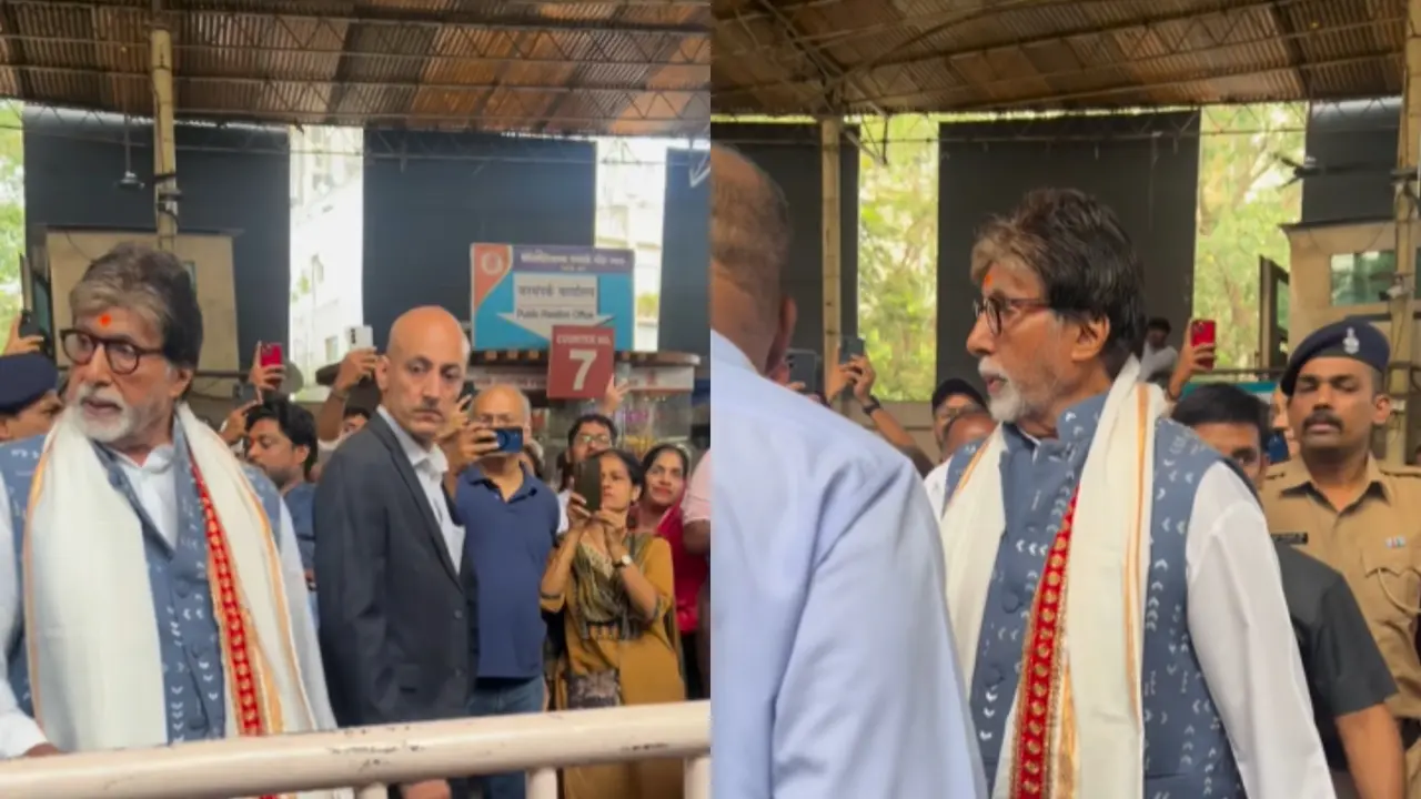 Amitabh Bachchan at Sri Siddhivinayak Temple