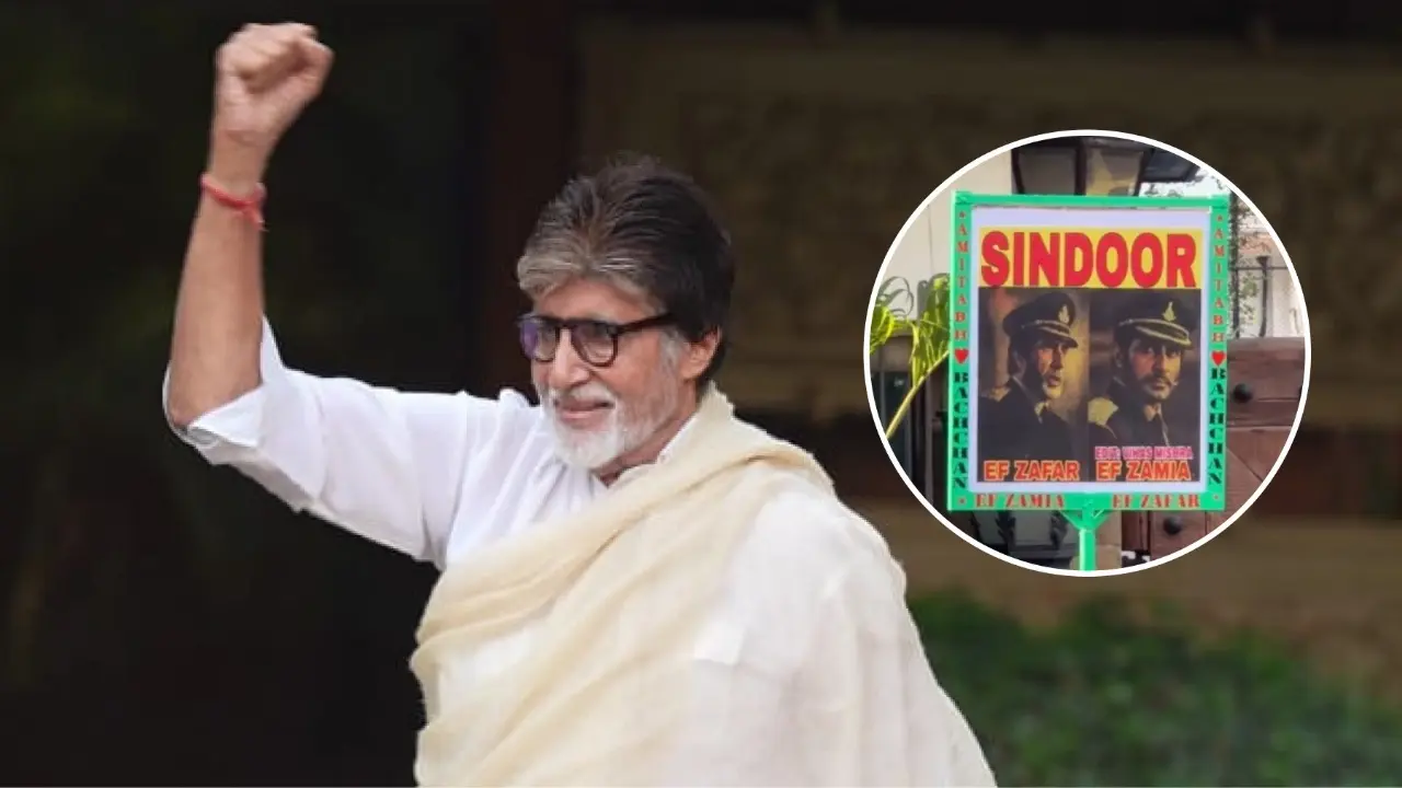 Amitabh Bachchan greeted his fans at Jalsa on May 11