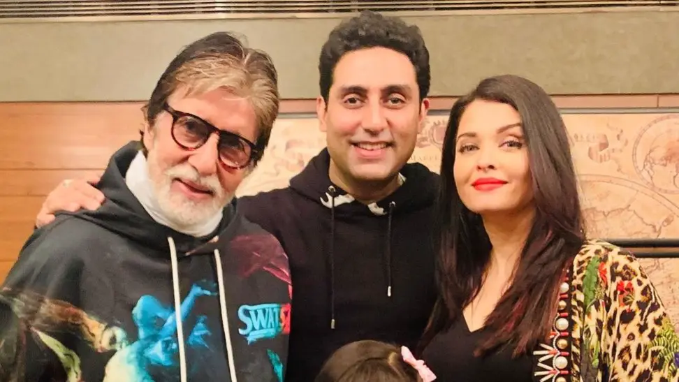 Aishwarya Rai Shares Birthday Wish For 'Pa' Amitabh Bachchan, Netizens Troll Big B: But Pa Never... Amitabh Bachchan with Abhishek and Aishwarya Rai