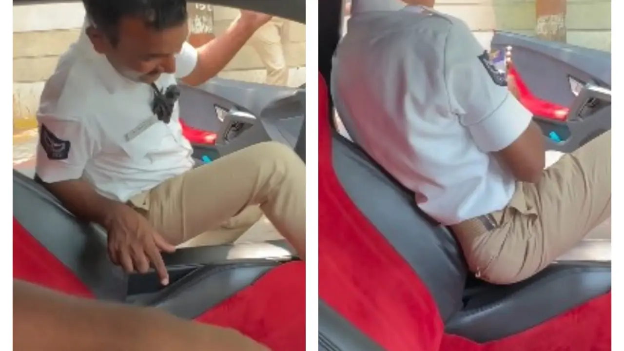 An entrepreneur's experience of being stopped by a police officer is going viral online.