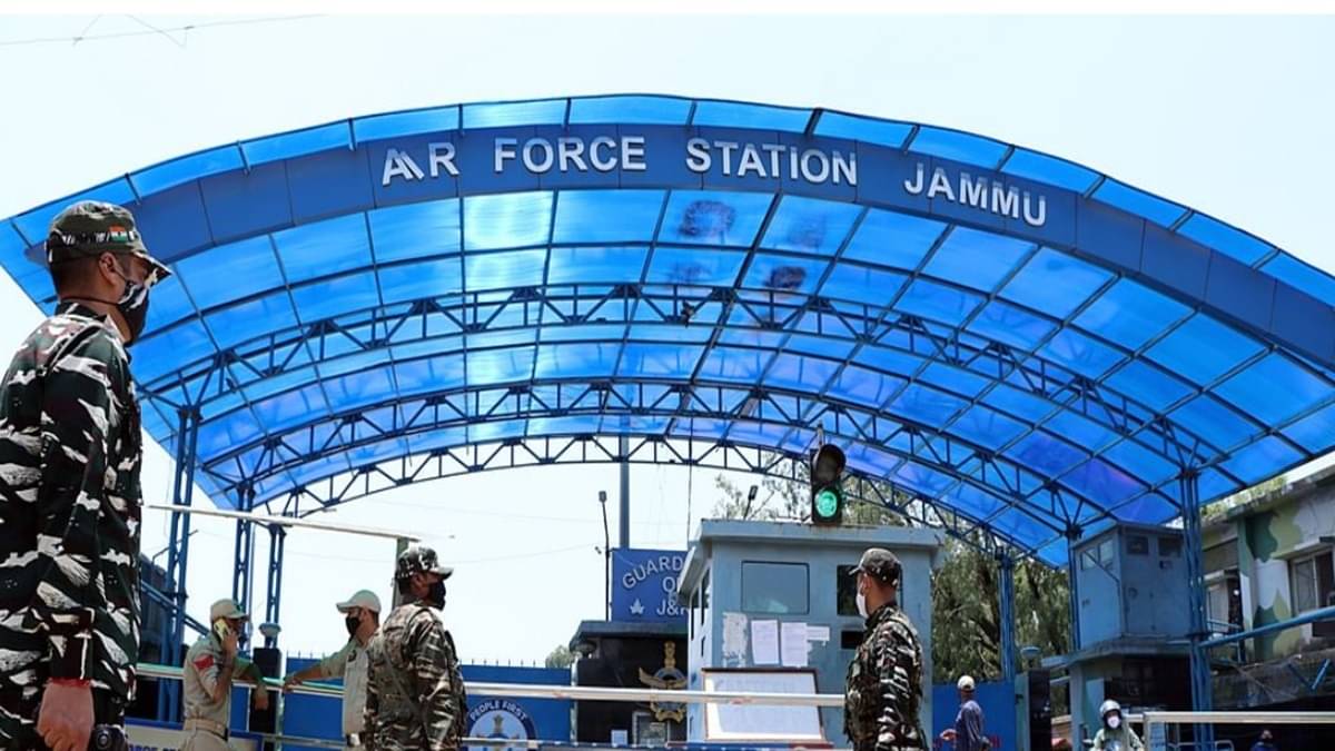 An Indian Air Force personnel was critically injured on Thursday after a drone crashed inside the technical area of Jammu Airport.
