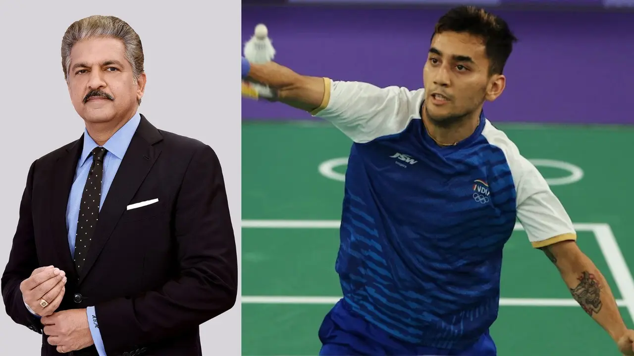 anand Mahindra shocking reaction on lakshya sen superb shot