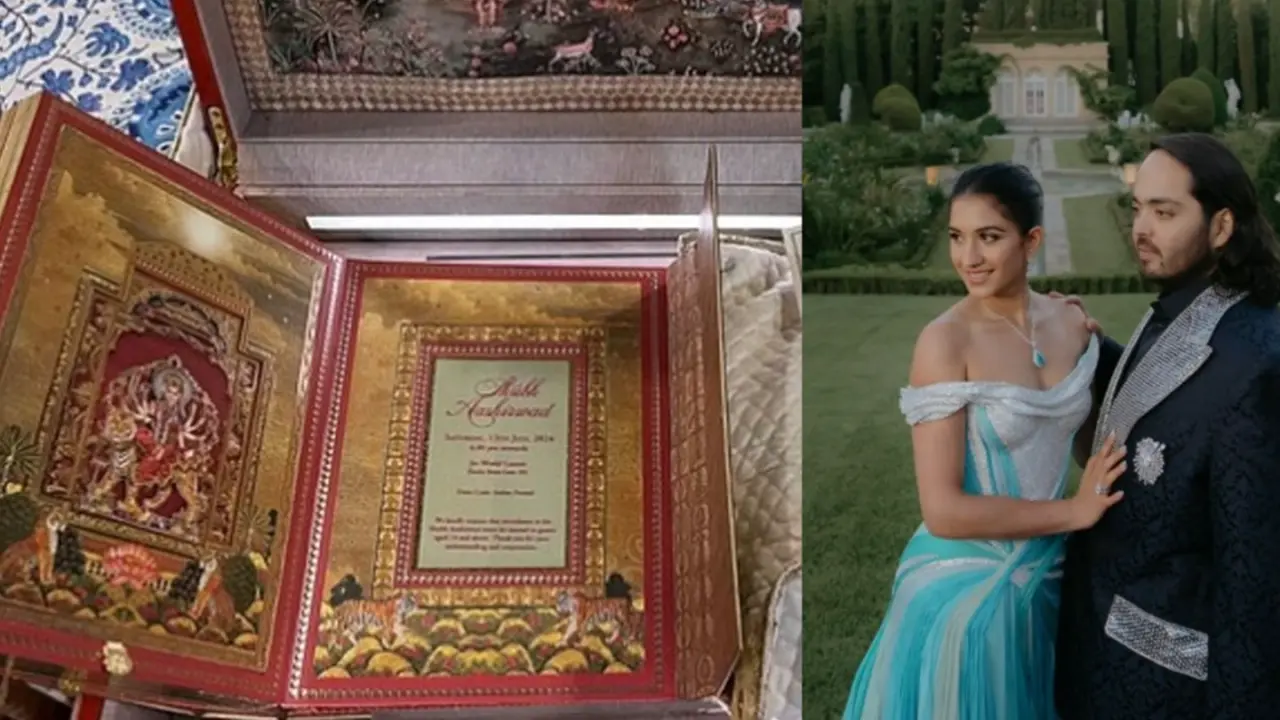 Anant Ambani-Radhika Merchant Wedding Card