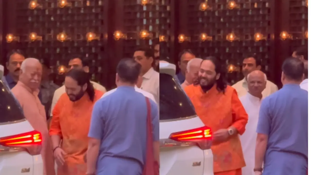 Mohan Bhagwat at Antilia