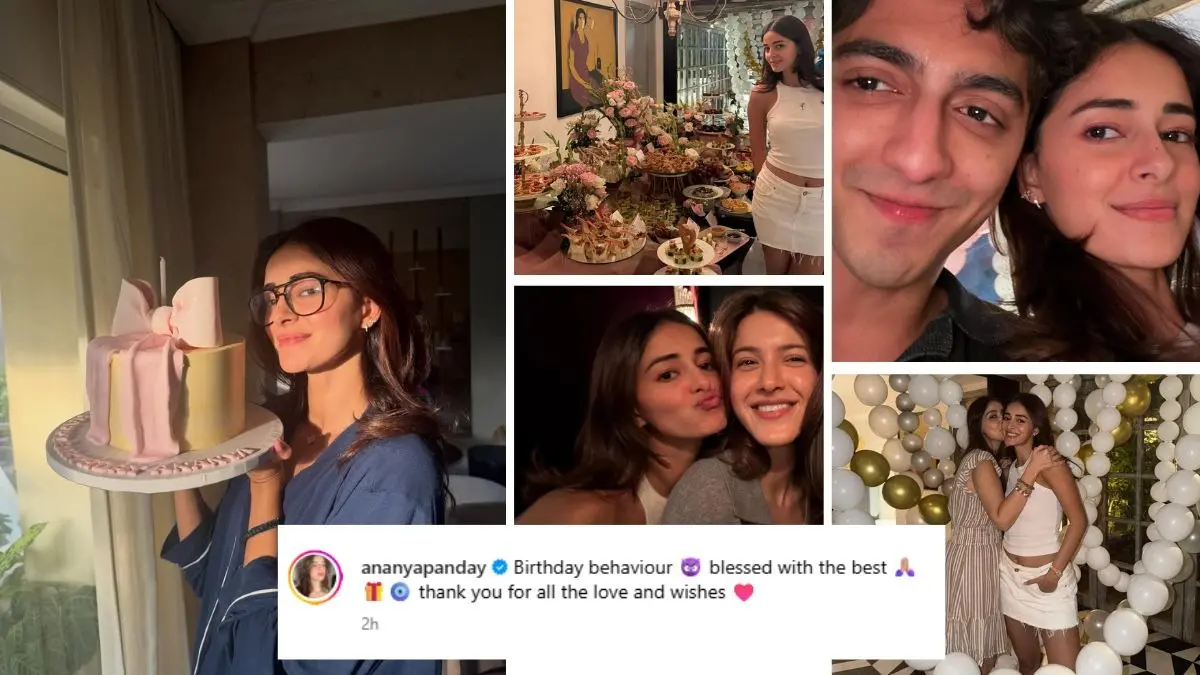 Ananya Panday's 27th birthday celebration