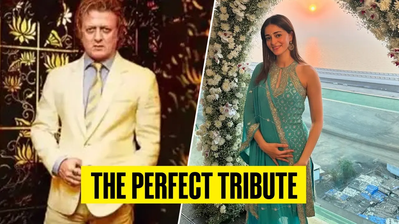 Ananya Panday's tribute to Rohit Bal