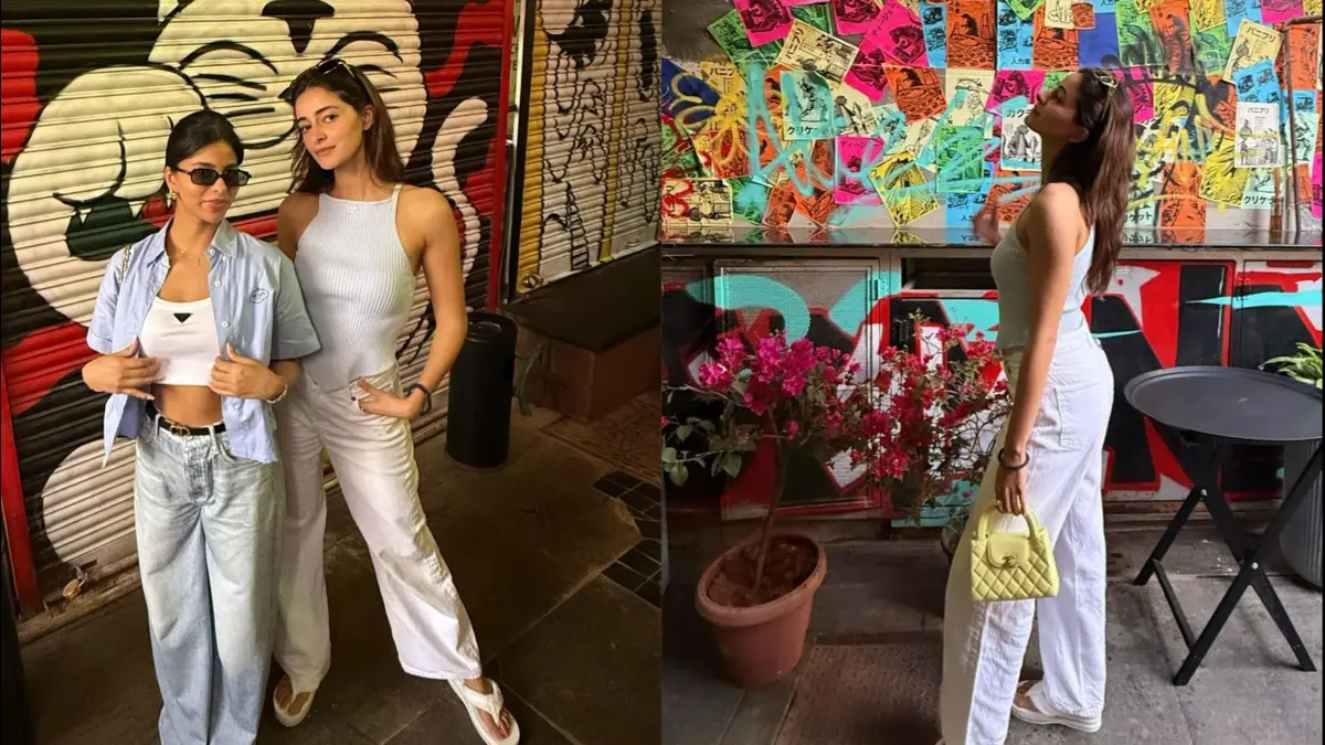 Anaya Panday and Suhana Khan.