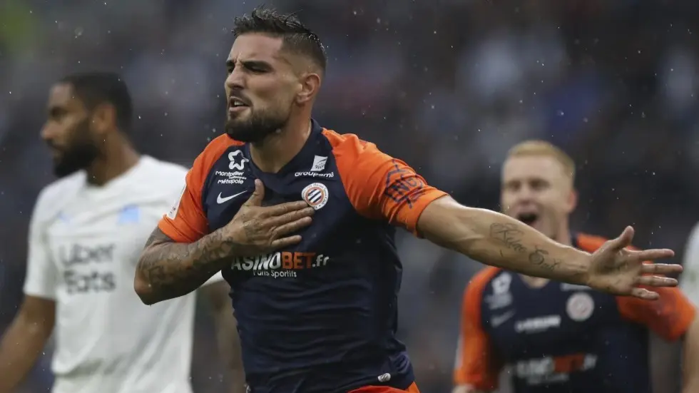 Former Montpellier Striker Andy Delort Returns To Help Ligue 1 Club In Its Relegation Fight Andy Delort