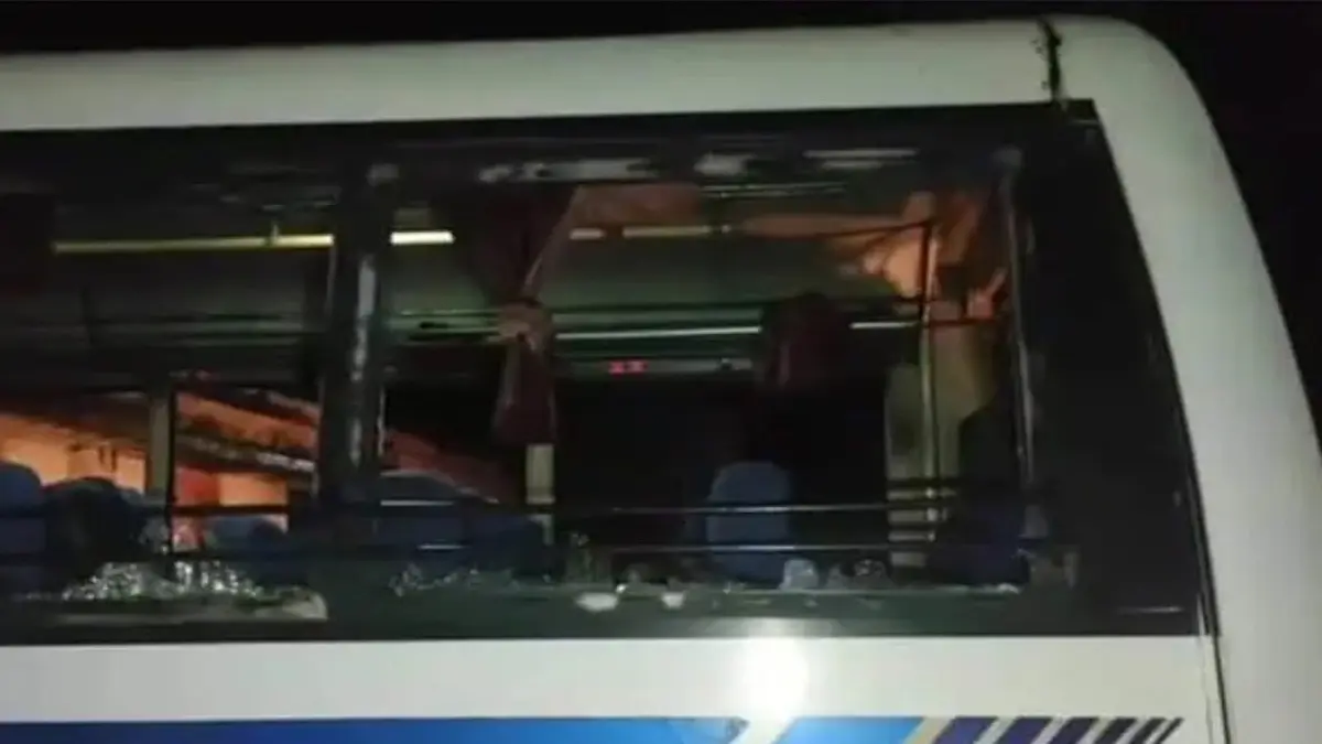Angry Mob Vandalises Bus In Tripura After Air Hostess Allegedly Molested Onboard