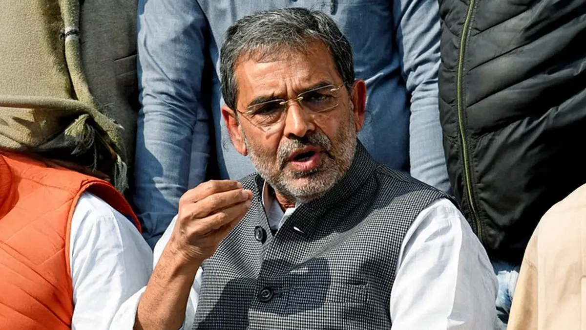bihar nda seat sharing RLM chief upendra kushwaha political drama