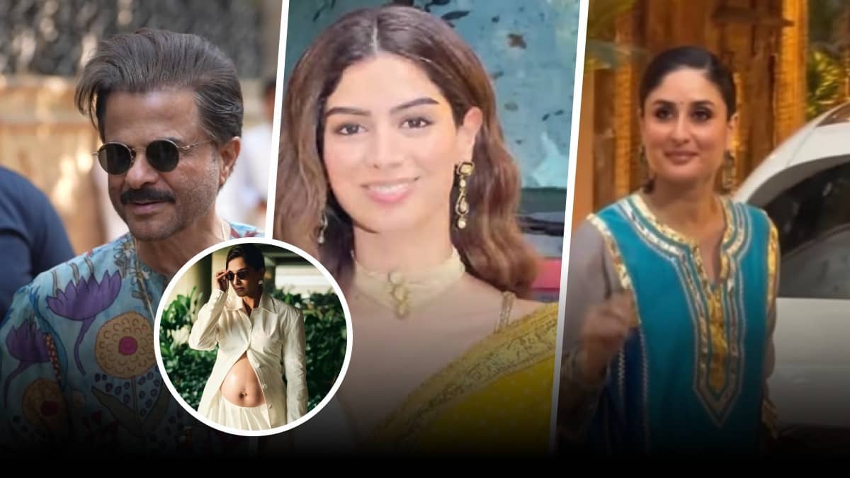 Anil Kapoor and Kareena Kapoor were among guests at Sonam Kapoor's baby shower in Mumbai