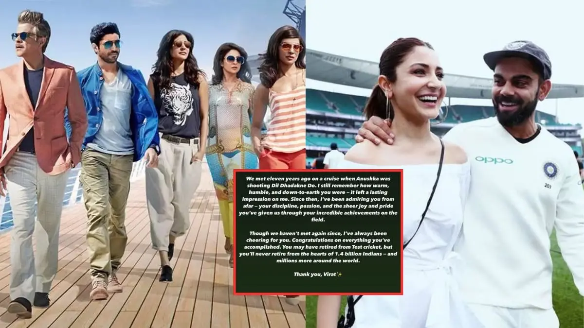 Virat Kohli Accompanied Anushka Sharma On The Set Of Dil Dhadakne Do, Reveals Anil Kapoor In Heartwarming Post For Cricketer Anil Kapoor remembers meeting Virat Kohli