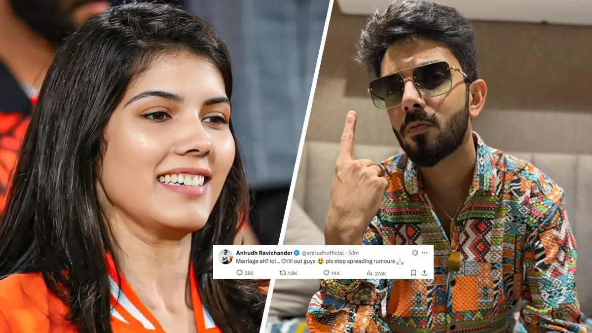 Will srh owner kavya maran tie knot with Anirudh Ravichander famous music director breaks silence on rumours