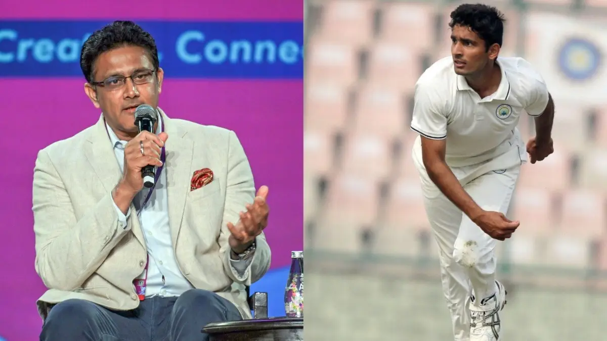 Anshul Kamboj attains unique milestone on his Test debut