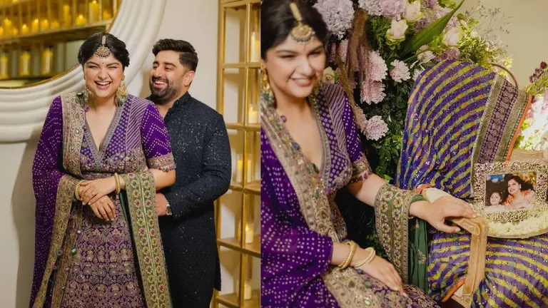 In Pics | Anshula Kapoor Honours Late Mother Mona Kapoor At Gor Dhana Ceremony With Rohan Thakkar, Kapoor Family Blesses New Couple Anshula Kapoor Engagement