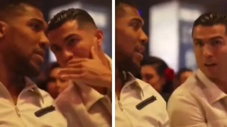 Anthony Joshua Reveals How Cristiano Ronaldo's Advice Led to the Proudest Moment of His Career Anthony Joshua on the advice from Cristiano Ronaldo