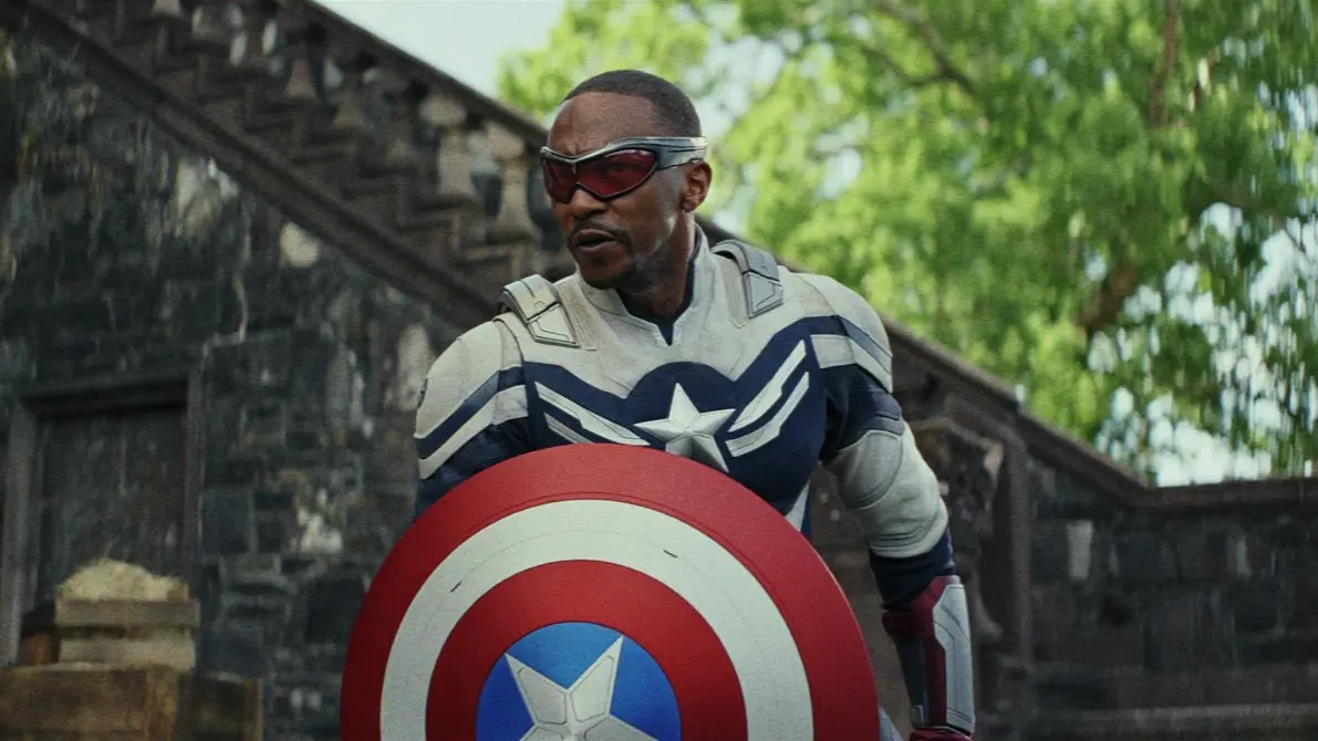 Anthony Mackie as Captain America in Captain America: Brave New World