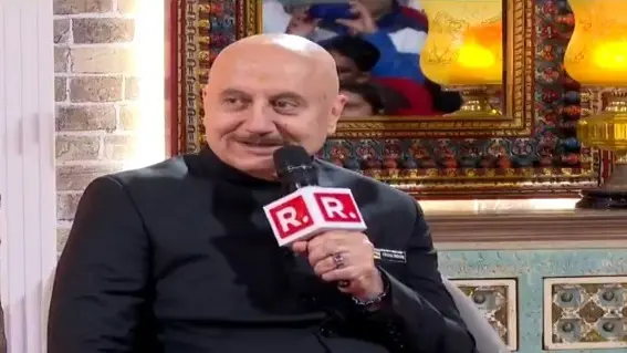 Anupam Kher at Republic Media's Sangam