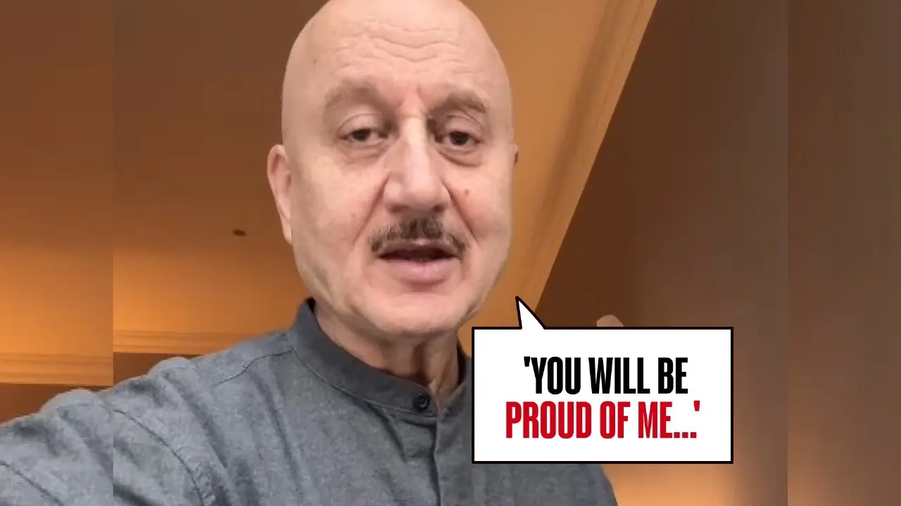 Anupam Kher's emotional video on Tanvi The Great