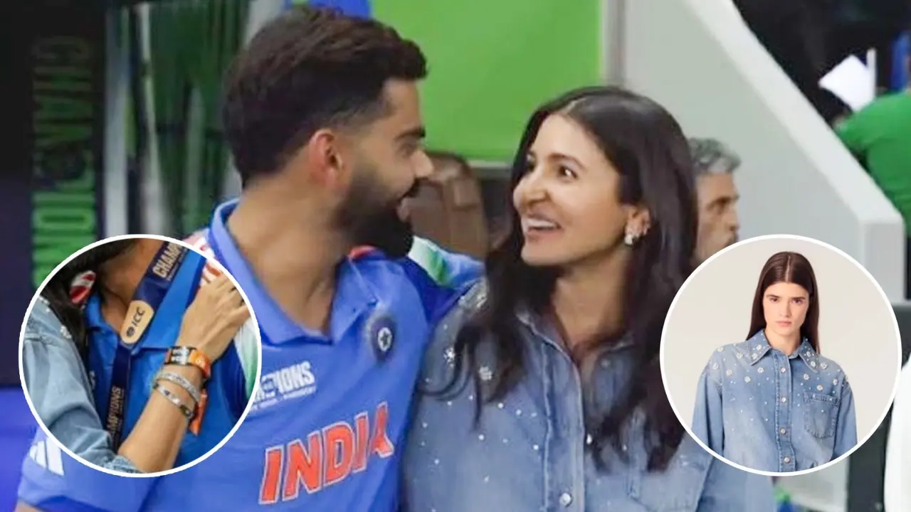Anushka Sharma's Denim-on-Denim Outfit For Ind Vs NZ Final Costs ₹55k, Flaunts Bracelets Worth A Whopping ₹130 Crore Anushka Sharma and Virat Kohli after ICC Champions Trophy 2025