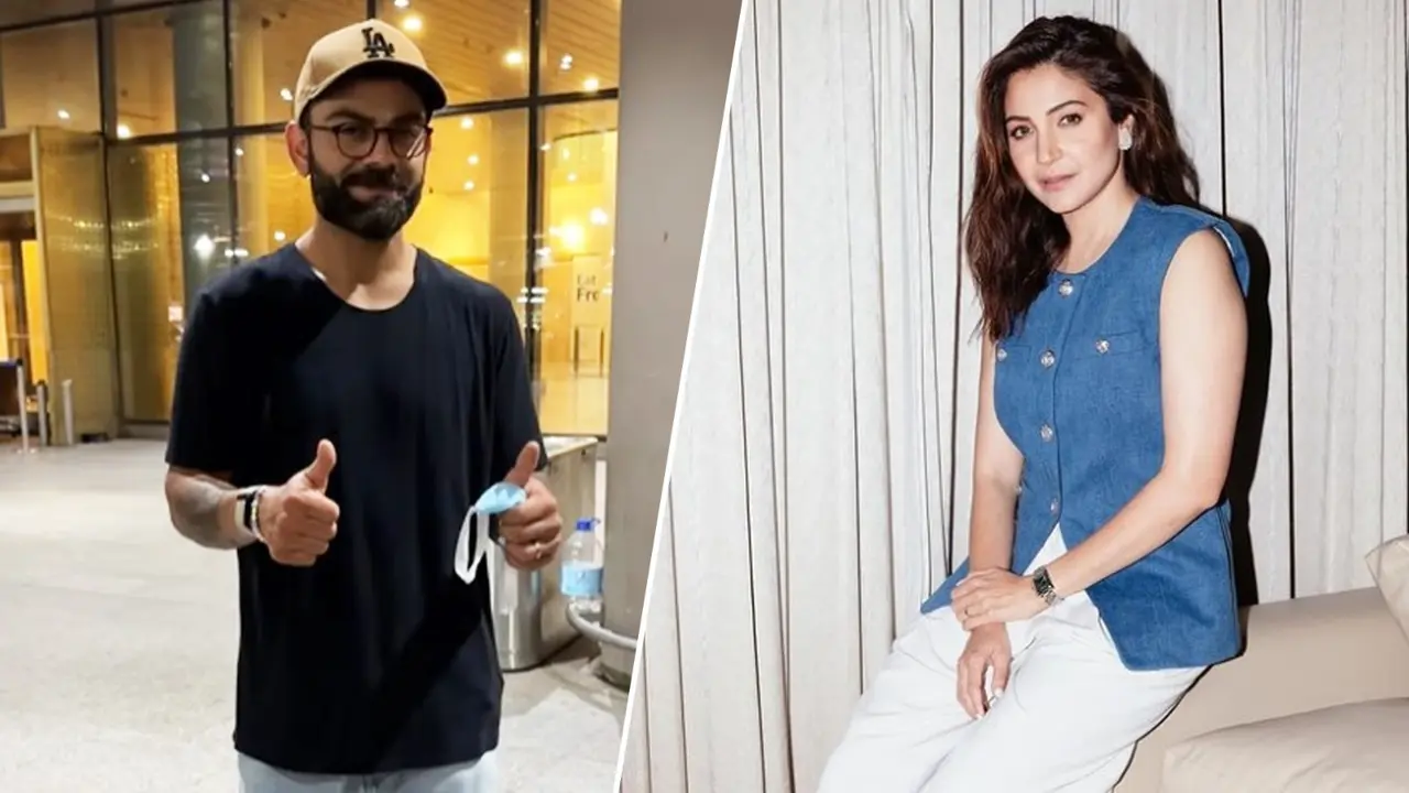 Anushka Sharma, Kids Vamika, Akaay Avoid Paparazzi Upon Return From London With Virat Kohli Anushka Sharma and Virat Kohli arrive in Mumbai