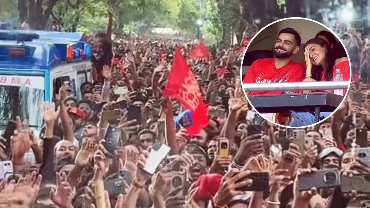 Anushka Sharma and Virat Kohli where the stampede occurred