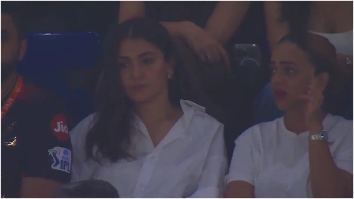 Anushka Sharma at IPL final in Ahmedabad
