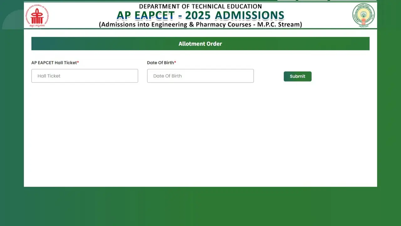 AP EAMCET 2025 Final Seat Allotment Out At eapcet-sche.aptonline.in, Direct Link to Check Here AP EAMCET 2025 Final Seat Allotment Out