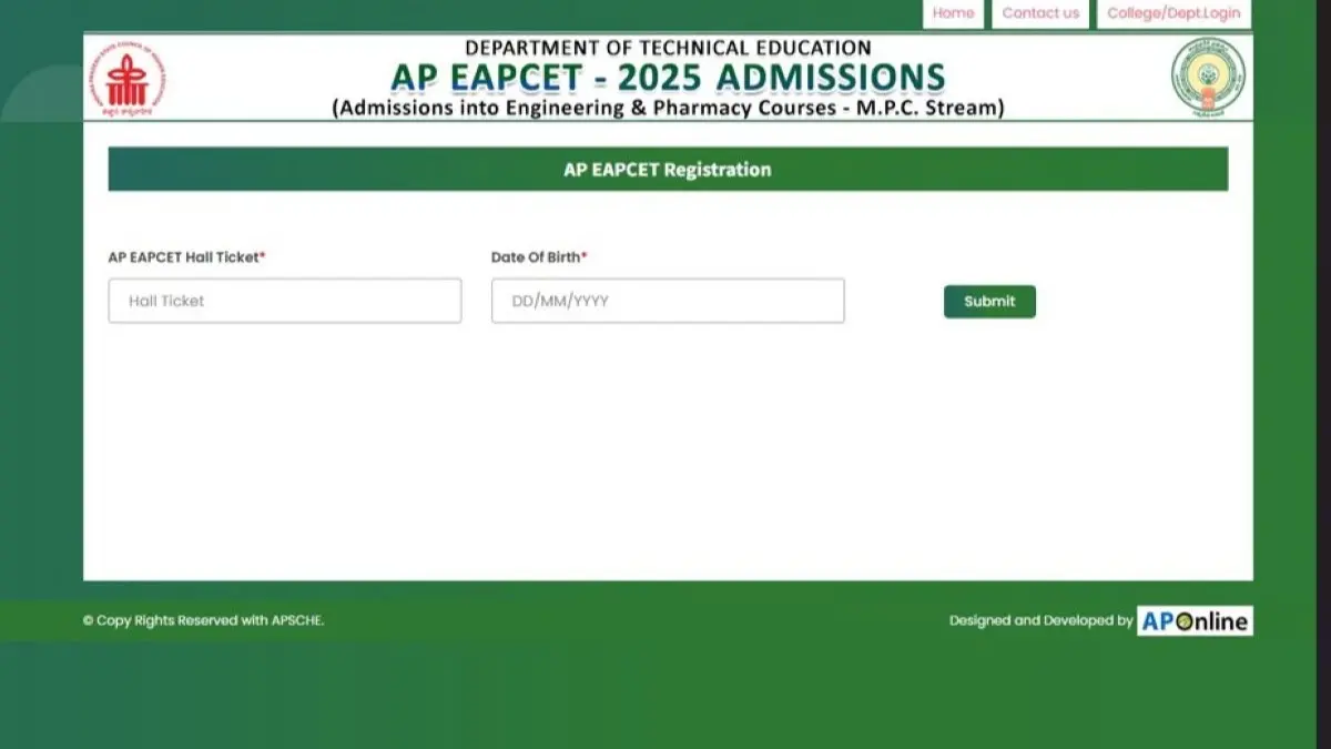 AP EAMCET Counselling 2025 Begins
